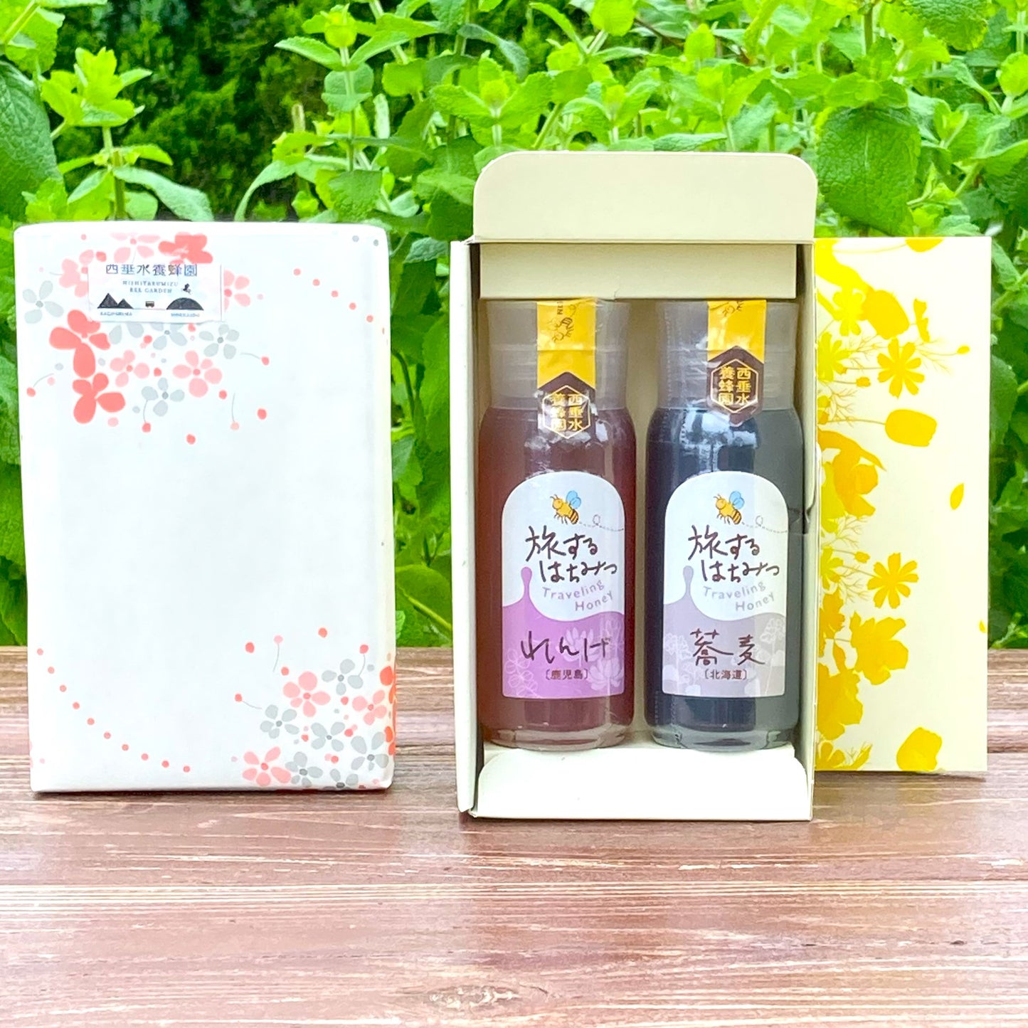 旅するはちみつ　レンゲとソバ蜜セット